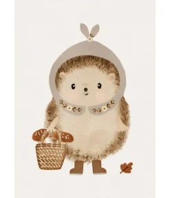 Cottontails Baby Cards|Postcard & Envelope - Foraging Hedgehog
