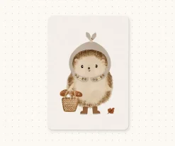 Cottontails Baby Cards|Postcard & Envelope - Foraging Hedgehog