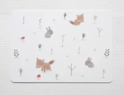 Cottontails Baby Cards|Bunny Cards & Stationery|Postcard & Envelope - Fox & Bunny Woodland