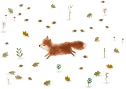 Cottontails Baby Cards|Postcard & Envelope - Jumping Fox