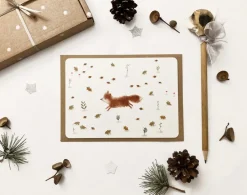 Cottontails Baby Cards|Postcard & Envelope - Jumping Fox