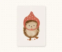 Cottontails Baby Cards|Postcard & Envelope - Pixie Hedgehog