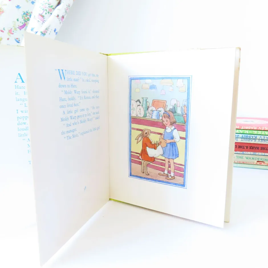 Cottontails Baby Vintage|Vintage Bunnies|VINTAGE book - Hare Goes Shopping (1969)