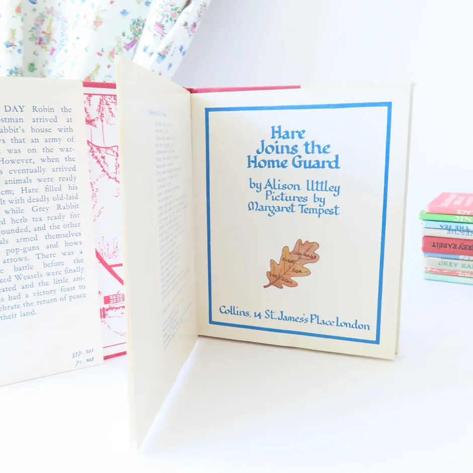 Cottontails Baby Vintage|Vintage Bunnies|VINTAGE book - Hare Joins the Home Guard (1970)