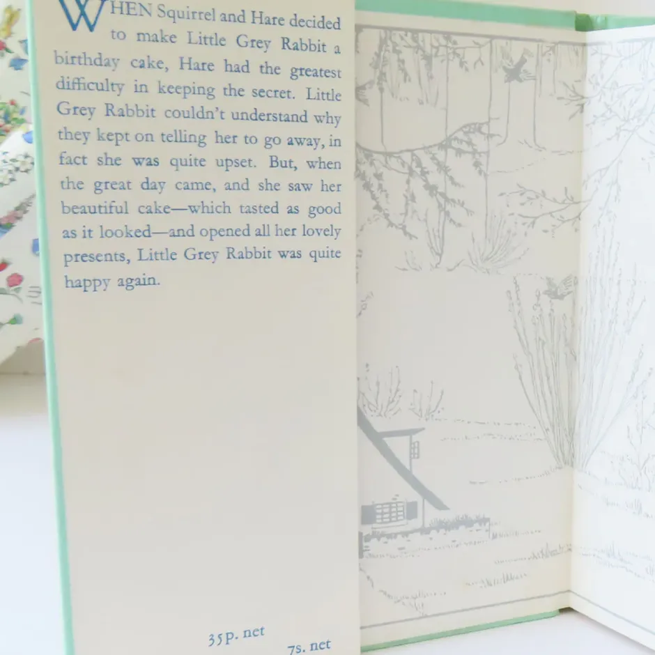 Cottontails Baby Vintage|Vintage Bunnies|VINTAGE book - Little Grey Rabbit's Birthday (1971)