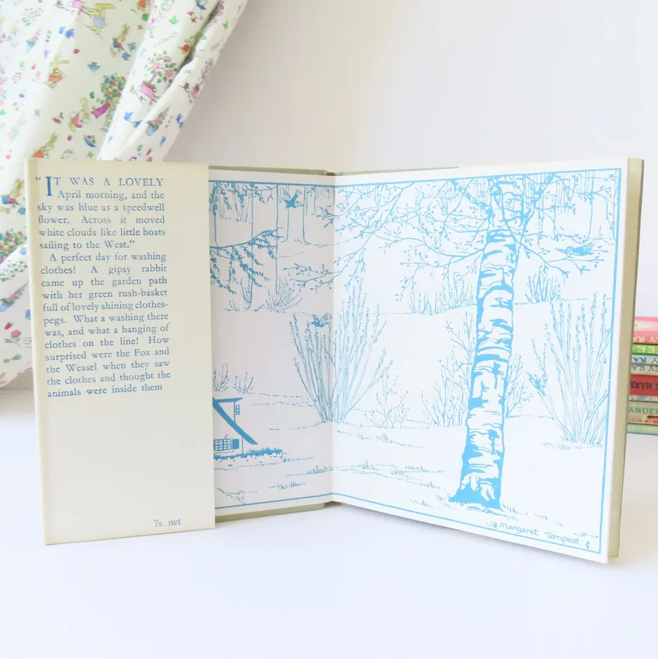 Cottontails Baby Vintage|Vintage Bunnies|VINTAGE book - Little Grey Rabbit's Washing-Day with DJ (1969)