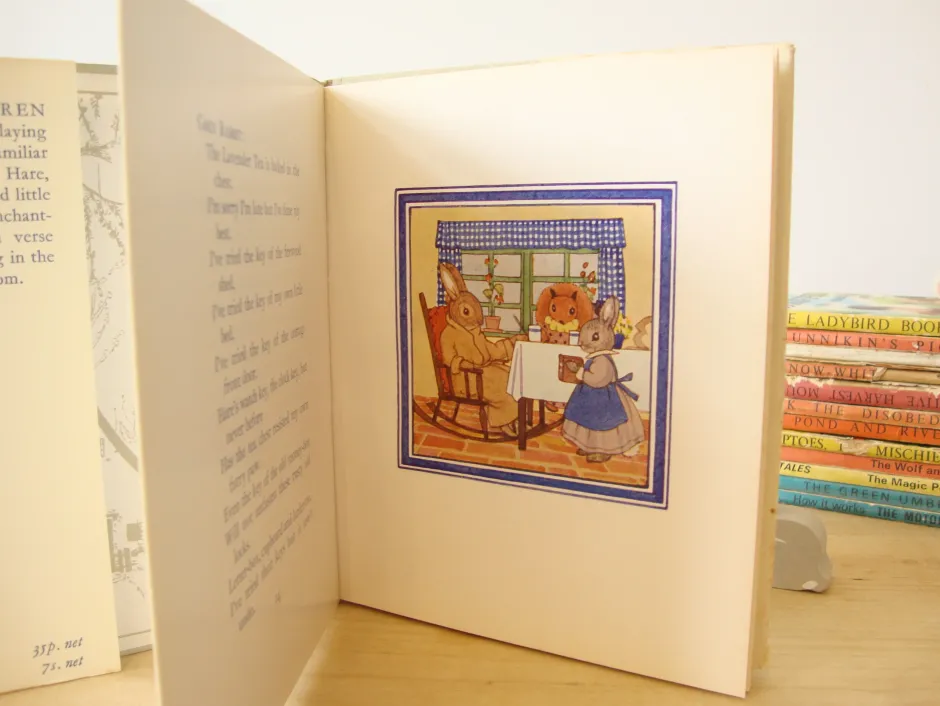 Cottontails Baby Vintage|Vintage Bunnies|VINTAGE book - Little Grey Rabbit to the Rescue - A Play