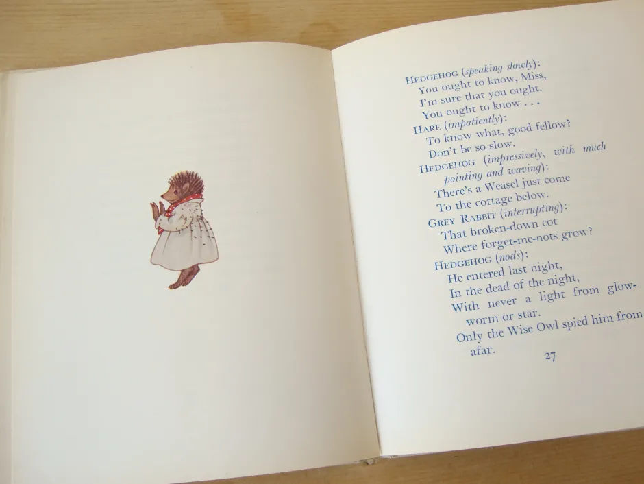 Cottontails Baby Vintage|Vintage Bunnies|VINTAGE book - Little Grey Rabbit to the Rescue - A Play