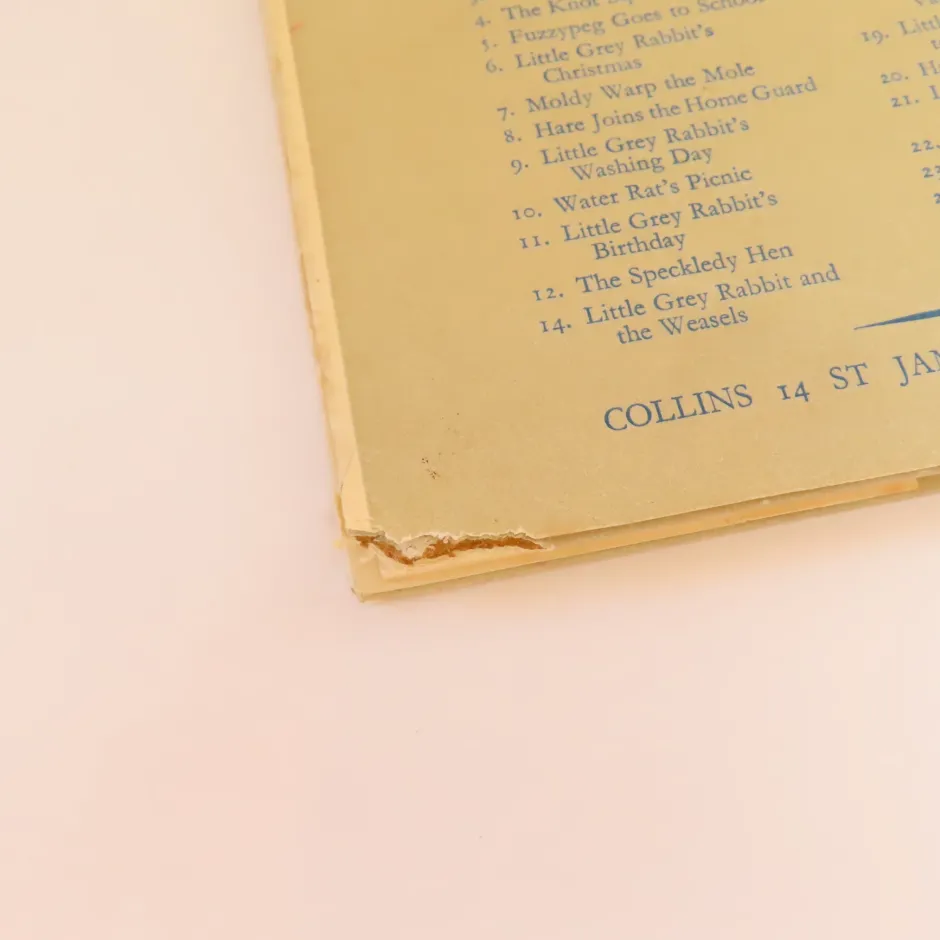 Cottontails Baby Vintage|Vintage Bunnies|VINTAGE book - Little Grey Rabbit to the Rescue - A Play