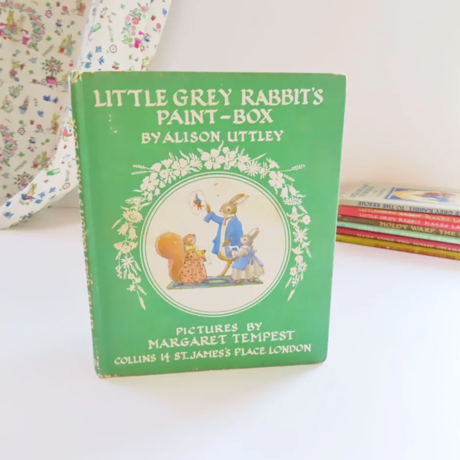 Cottontails Baby Vintage|Vintage Bunnies|VINTAGE book - Little Grey Rabbit's Paint-Box (1970)