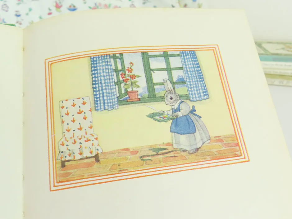 Cottontails Baby Vintage|Vintage Bunnies|VINTAGE book - Little Grey Rabbit's Paint-Box (1970)