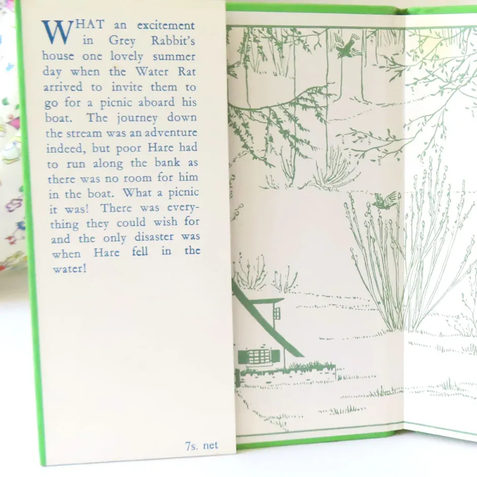 Cottontails Baby Vintage|Vintage Bunnies|VINTAGE book - Water-Rat's Picnic (1969)