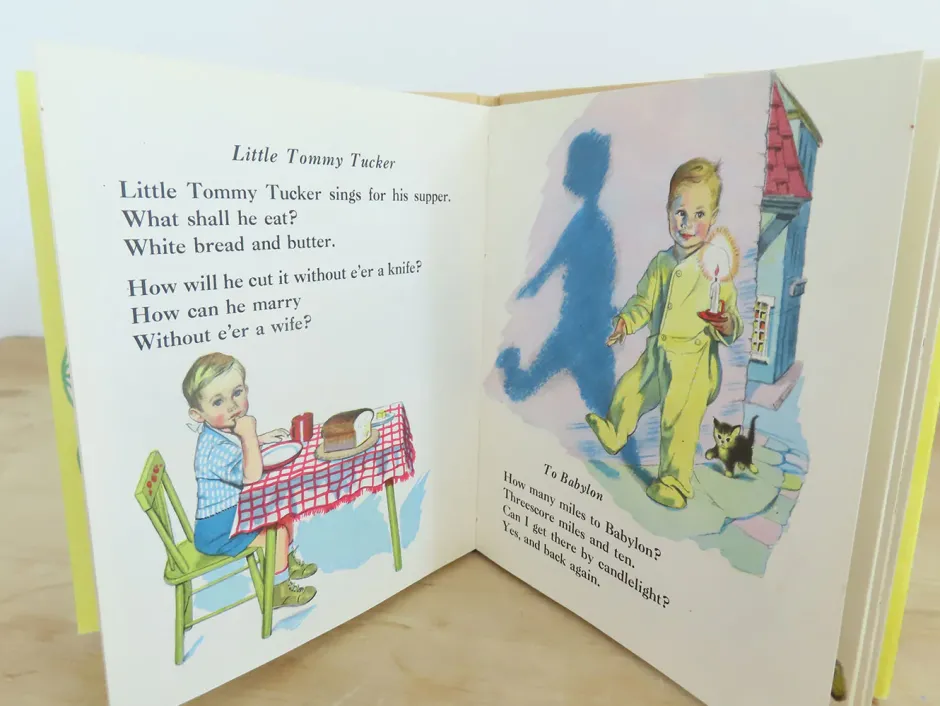 Cottontails Baby Vintage|VINTAGE children's book - Nursery Rhymes (1945)