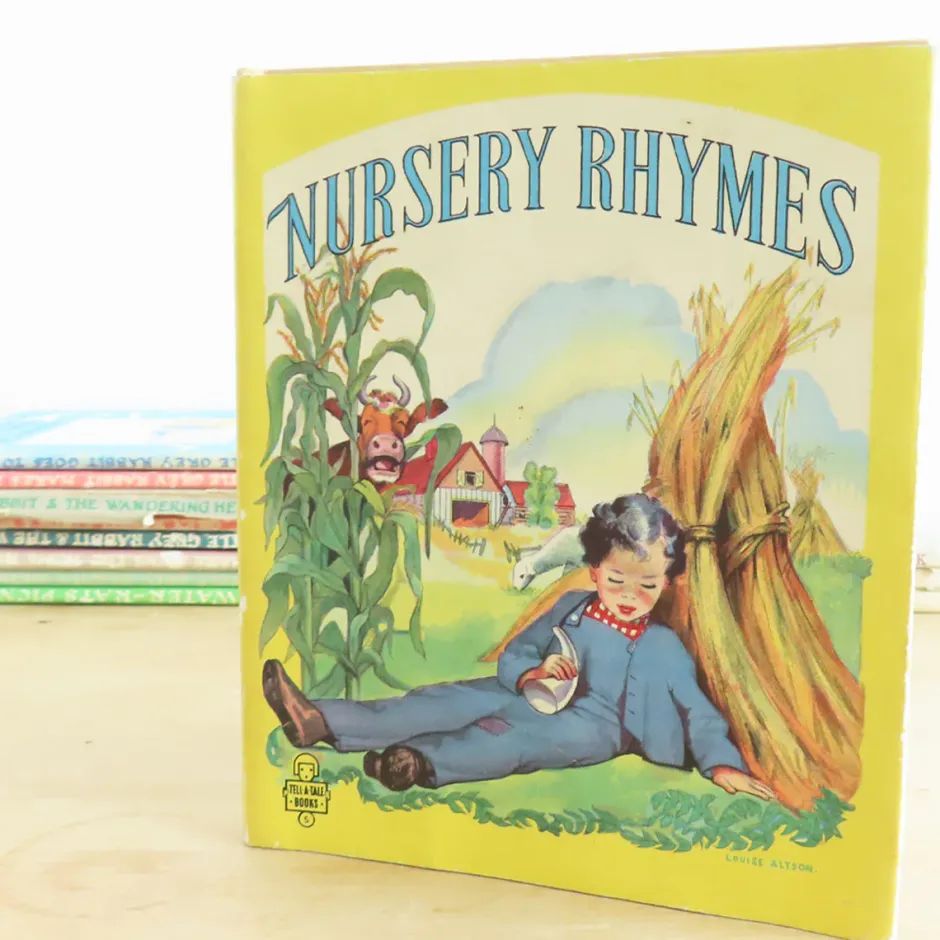 Cottontails Baby Vintage|VINTAGE children's book - Nursery Rhymes (1945)