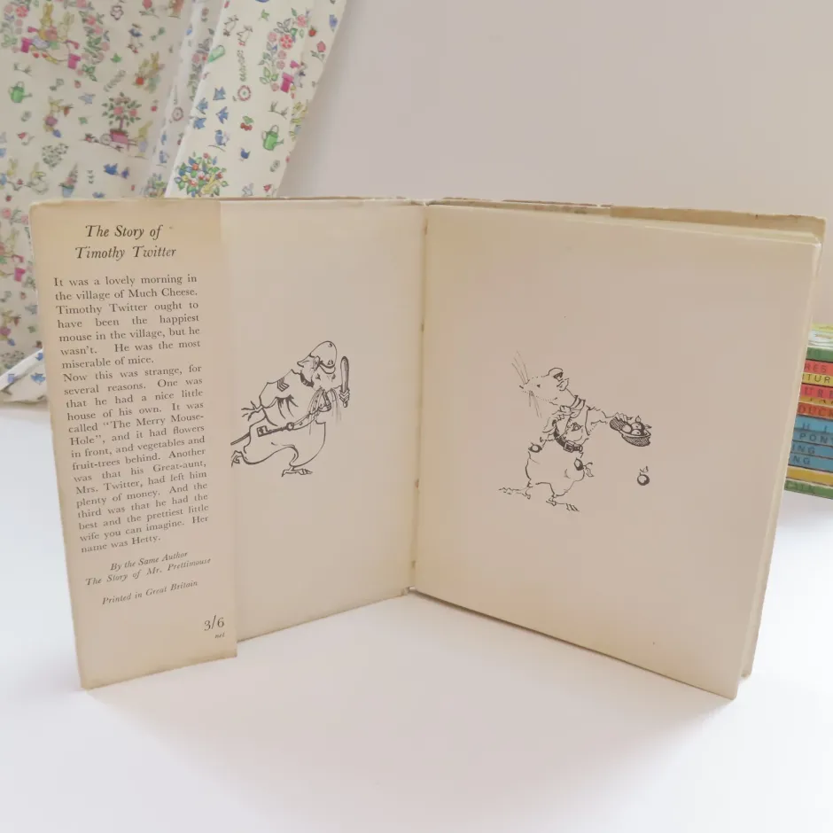 Cottontails Baby Vintage|VINTAGE children's book - The Story of Timothy Twitter (first edition, 1946)