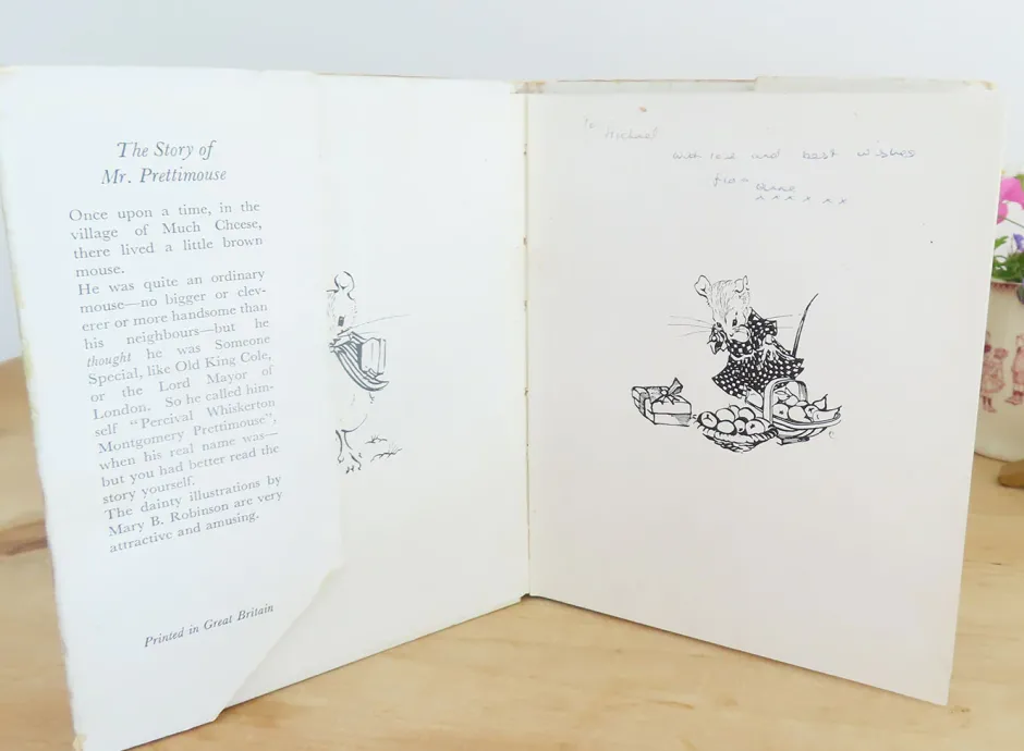 Cottontails Baby Vintage|VINTAGE children's book - The Story of Mr Prettimouse (late 1940s?)