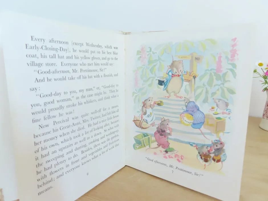 Cottontails Baby Vintage|VINTAGE children's book - The Story of Mr Prettimouse (late 1940s?)