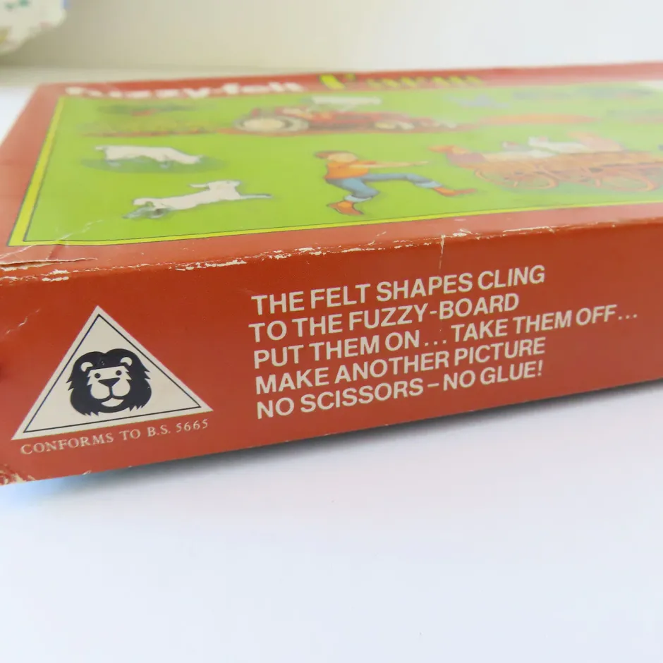 Cottontails Baby Vintage|VINTAGE Fuzzy-Felt play set - Farm