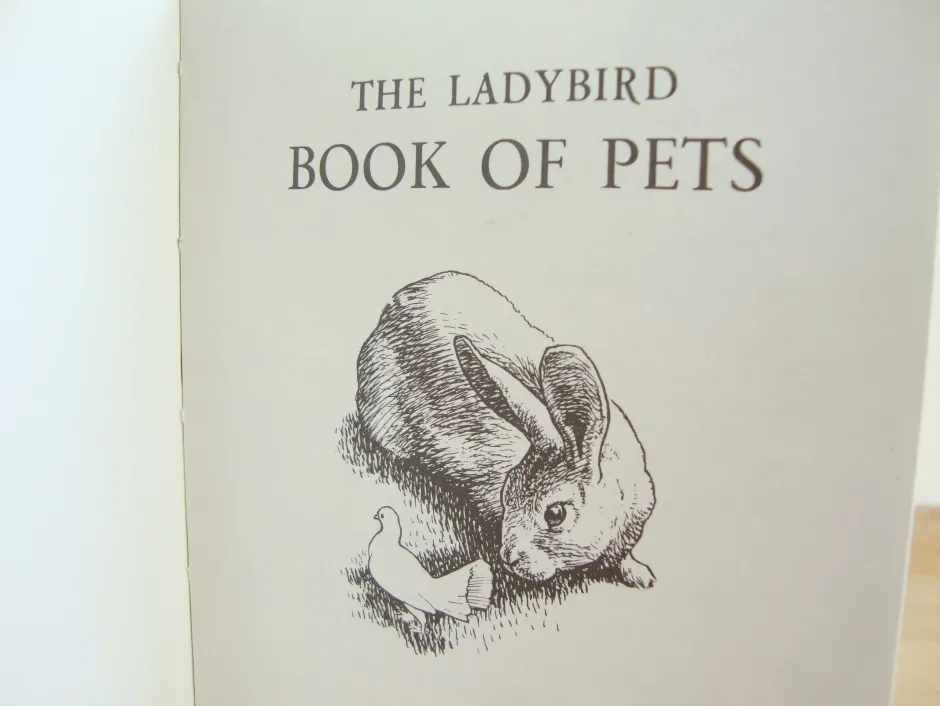Cottontails Baby Vintage|VINTAGE Ladybird - Book of Pets (1967)