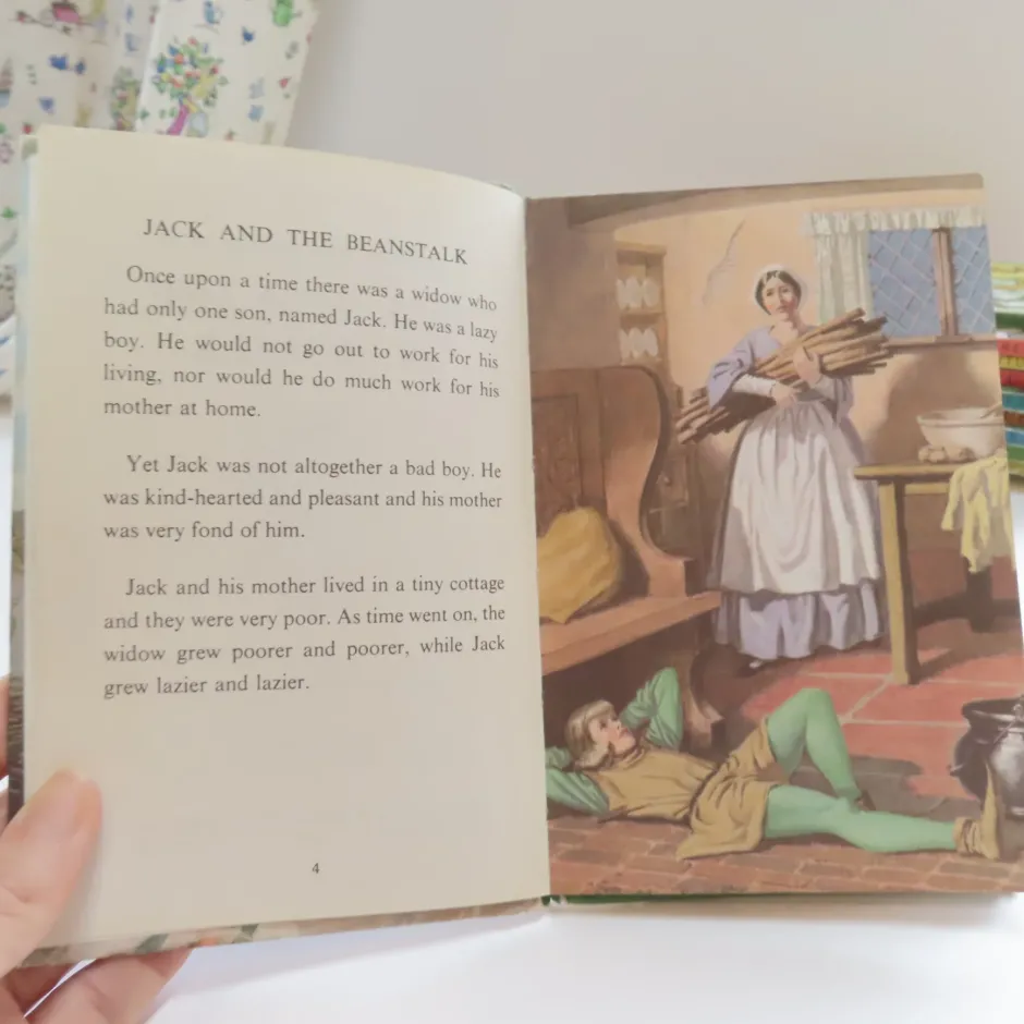 Cottontails Baby Vintage|VINTAGE Ladybird book - Jack and the Beanstalk (mid 1960s)