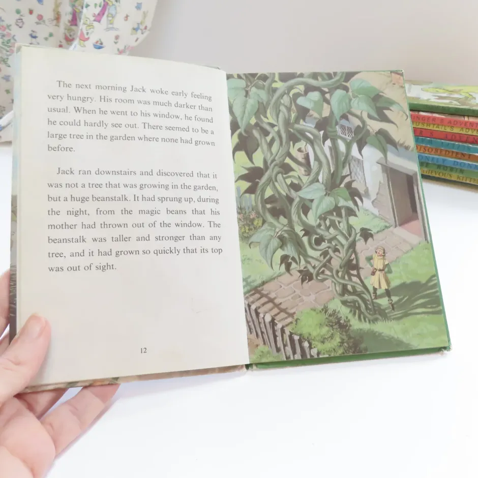 Cottontails Baby Vintage|VINTAGE Ladybird book - Jack and the Beanstalk (mid 1960s)