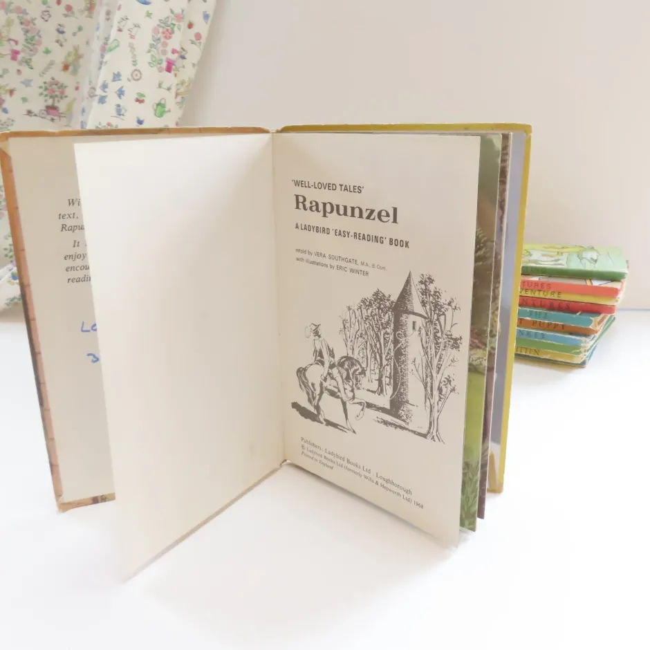 Cottontails Baby Vintage|VINTAGE Ladybird book - Rapunzel (1970s)