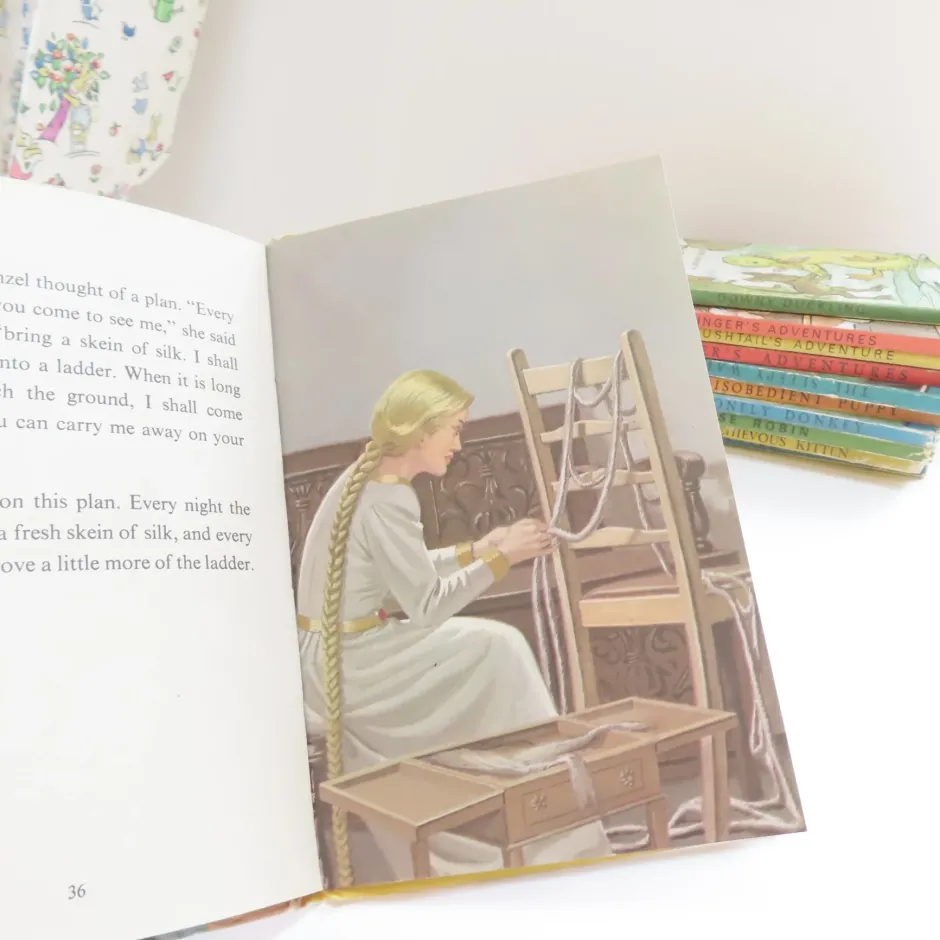Cottontails Baby Vintage|VINTAGE Ladybird book - Rapunzel (1970s)