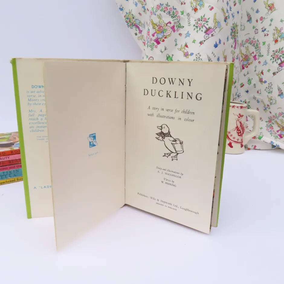 Cottontails Baby Vintage|VINTAGE Ladybird book - Downy Duckling with DJ (mid 1950s)