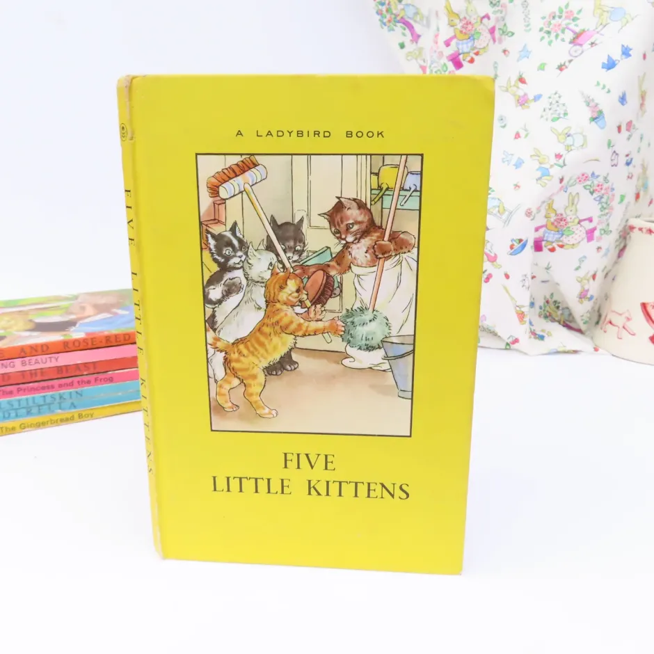 Cottontails Baby Vintage|VINTAGE Ladybird book - Five Little Kittens (1966)