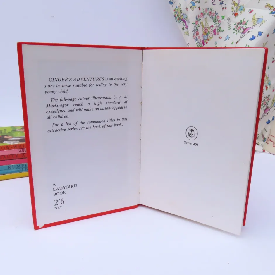 Cottontails Baby Vintage|VINTAGE Ladybird book - Ginger's Adventures (mid 1960s)