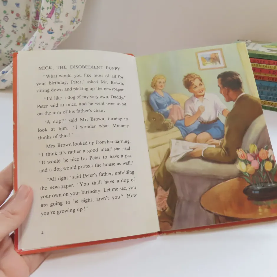 Cottontails Baby Vintage|VINTAGE Ladybird book - Mick the Disobedient Puppy (mid 1960s)