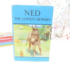 Cottontails Baby Vintage|VINTAGE Ladybird book - Ned the Lonely Donkey with DJ (late 1950s)