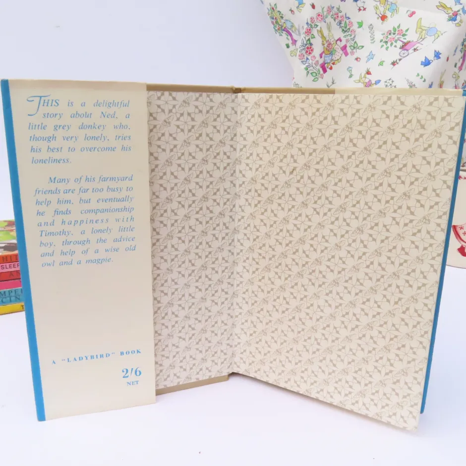 Cottontails Baby Vintage|VINTAGE Ladybird book - Ned the Lonely Donkey with DJ (late 1950s)