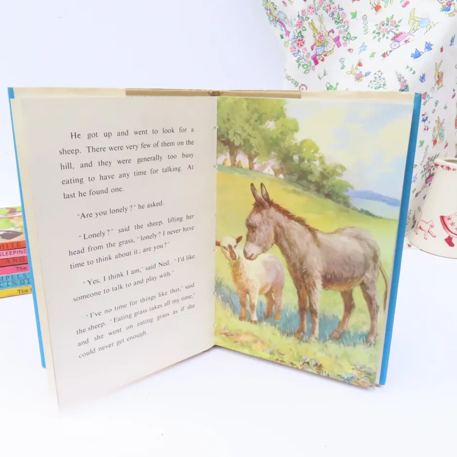 Cottontails Baby Vintage|VINTAGE Ladybird book - Ned the Lonely Donkey with DJ (late 1950s)