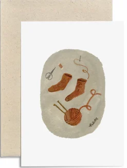 Cottontails Baby Cards|Warm Socks Card