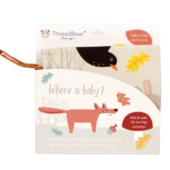 Cottontails Baby Musical & Activity|Musical & Activity|Where is Baby? Woodland crinkly cloth book