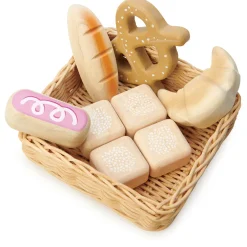 Cottontails Baby Little Kitchen|Wooden Toys|Wicker Bread Basket