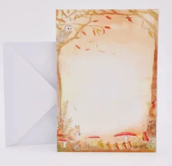 Cottontails Baby Craft & Stickers|Wilded Family seasonal notepaper set - autumn