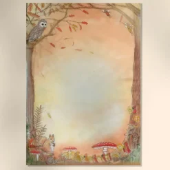 Cottontails Baby Craft & Stickers|Wilded Family seasonal notepaper set - autumn