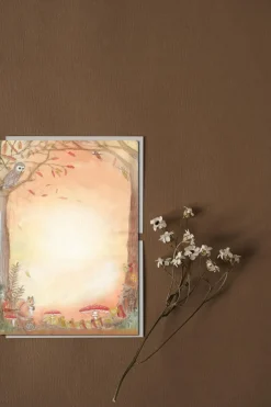 Cottontails Baby Craft & Stickers|Wilded Family seasonal notepaper set - autumn