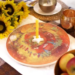 Cottontails Baby Wooden Toys|Wooden season wheel - Autumn