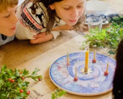 Cottontails Baby Wooden Toys|Wooden season wheel - winter / advent