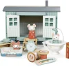 Cottontails Baby Wooden Toys|Wooden Shepherd's Hut