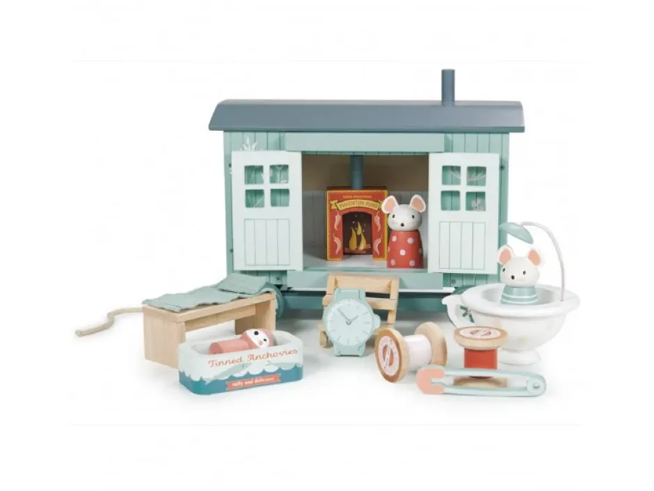 Cottontails Baby Wooden Toys|Wooden Shepherd's Hut