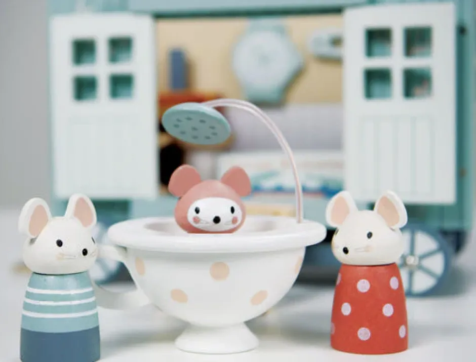 Cottontails Baby Wooden Toys|Wooden Shepherd's Hut